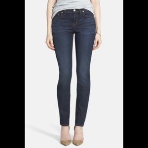 Madewell Alley Straight Leg Jeans Dark Wash